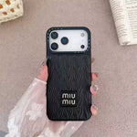 Luxury Matelassé Quilted Leather Phone Case for iPhone 13-18