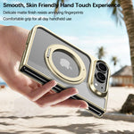iPhone Duo Transparent Electroplated Magsafe Stand Case