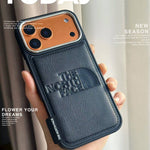 Luxury Leather Phone Case for iPhone | Embroidered Fashion Style Cover