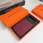 Lux Leather Phone Case For iPhone 12-17