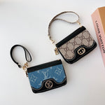 Mini Handbag Zip Wallet Gucci Card Holder Leather Coin Purse