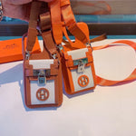 HRM Leather Case with Wristlet Strap & Perfume Charm for iPhone 13-18 Pro & Pro Max