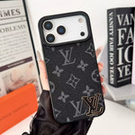 Luxury LV Leather Phone Case For iPhone 17 / 16 / 15 / 14