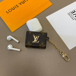 Luxury Genuine Leather Case for Apple AirPods Headphones Roxy New