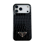 Elegant Prada Apple Phone Case For iPhone 17 / 16 / 15 / 14