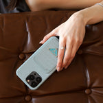 PR Crocodile Pattern Card Holder Leather Case