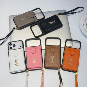 YSL Premium Case Card Holder For iPhone 17 - THEROXYMOB