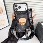LV Luxury Phone Case with Strape For iPhone 17/ 16/ 15/ 14