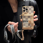 Luxury CASE WITH CHAIN FOR IPHONE 16 15 14 Roxy New 2
