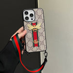 3D CASE FOR IPHONE WITH A MAIN CORD AND RUBAN Roxy New 2