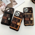 EMBROIDERED WALLET CARD HOLDER PHONE CASE