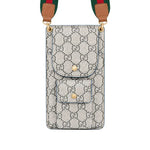 Luxury Gucci Monogram Multi-Pocket Crossbody Phone Bag