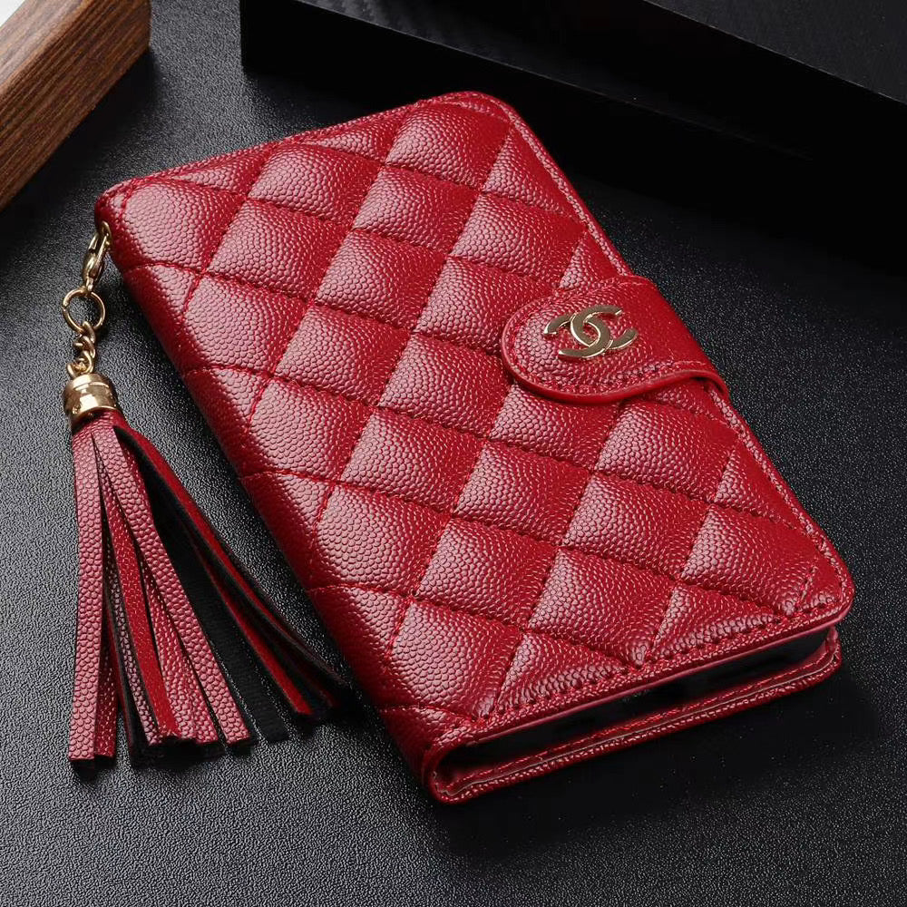 Luxury CC Phone Case for iPhone with Card Holder