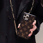 PROTECTIVE LV CHAIN PHONE CASE FOR IPHONE