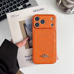 Luxury Coach Monogram Protective iPhone Case – Designer Leather Finish