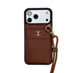 CLASSIC CELINE IPHONE CASE SINGLE CROSSBODY BROWN