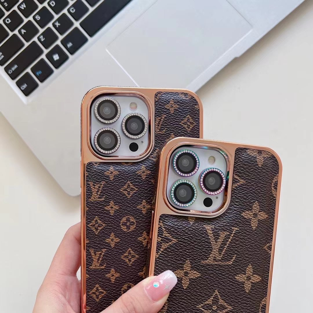 LOUIS VUITTON CLASSIC PRINTED PHONE CASE FOR iPHONE