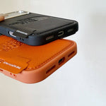 Luxury Leather Phone Case for iPhone | Embroidered Fashion Style Cover
