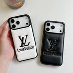 Luxury LV Leather Ultra-Slim Cover For iPhone 17/ 16 / 15 / 14