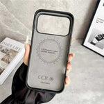 Dior Leather Phone Case with Card Holder for iPhone 13-18 Pro & Pro Max