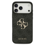 Guess 4G Metal Logo Back Cover For Apple iPhone 17 / 16 /15 /14
