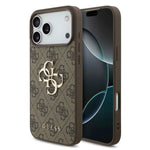 Guess 4G Metal Logo Back Cover For Apple iPhone 17 / 16 /15 /14