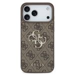 Guess 4G Metal Logo Back Cover For Apple iPhone 17 / 16 /15 /14
