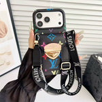 LV Luxury Phone Case with Strape For iPhone 17/ 16/ 15/ 14