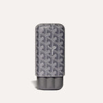Luxury Monogram Leather 3-Cigar GYD Case