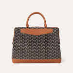 Goyard-Inspired CISDOC PM Monogram Canvas Briefcase Bag