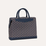 Goyard-Inspired CISDOC PM Monogram Canvas Briefcase Bag