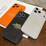 Hermes luxurious leather aesthetics for iPhone 17/ 16/ 15/ 14