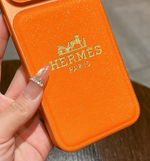 Hermes luxurious leather aesthetics for iPhone 17/ 16/ 15/ 14