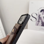 Premium Card Holder Coach iPhone Case for 12-17 series