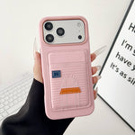 Card Holder Hermes Case for iPhone 13-17 Series