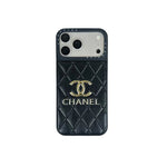 Luxury Leather Chanel Phone Case For iPhone 13-17