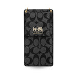Luxury Coach Monogram Multi-Pocket Crossbody Phone Bag