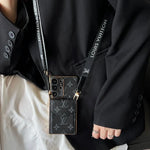 Crossbody LV Phone Case for Samsung Galaxy S22-S25
