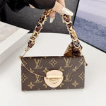 Crossbody Wallet Bag LV Style Case for iPhone 12-17 Series