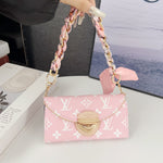 Crossbody Wallet Bag LV Style Case for iPhone 12-17 Series
