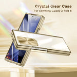 CrystalGuard Z Fold 6 Clear Camera Cover Kickstand Case