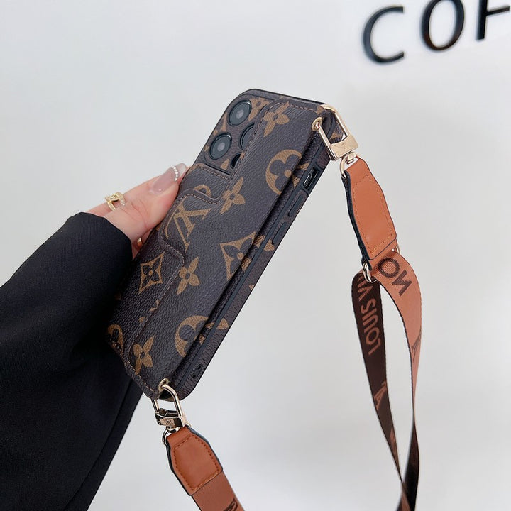 Louis Vuitton Side Card Holder Crossbody iPhone Case