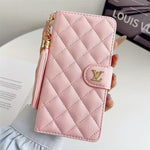 Premium Louis Vuitton Leather Wallet Leather Crossbody Bag Apple iPhone Case