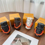 Louis Vuitton Designer Keychain Lipstick Holder Organizer Genuine Leather