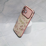 Dior Case Flower Style for iPhone 13-17