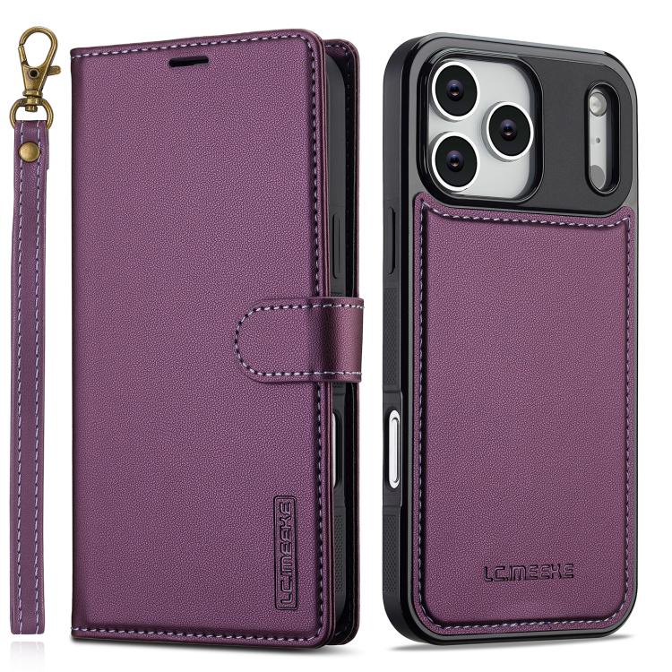 Detachable Magsafe PU Phone Case with Lanyard For iPhone 17 / 16 / 15 / 14
