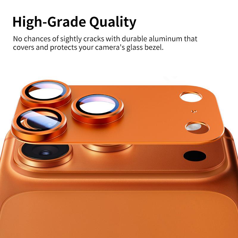 Full Metal Lens Protector For iPhone 17/ 16 / 15 / 14