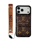 Louis Vuitton Phone case with card slot for iPhone 12-17 Series