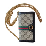 Luxury GG Supreme Chain Wallet Case for Samsung Galaxy S22-S26 Series