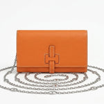 Luxury Hermes Wallet with Chain